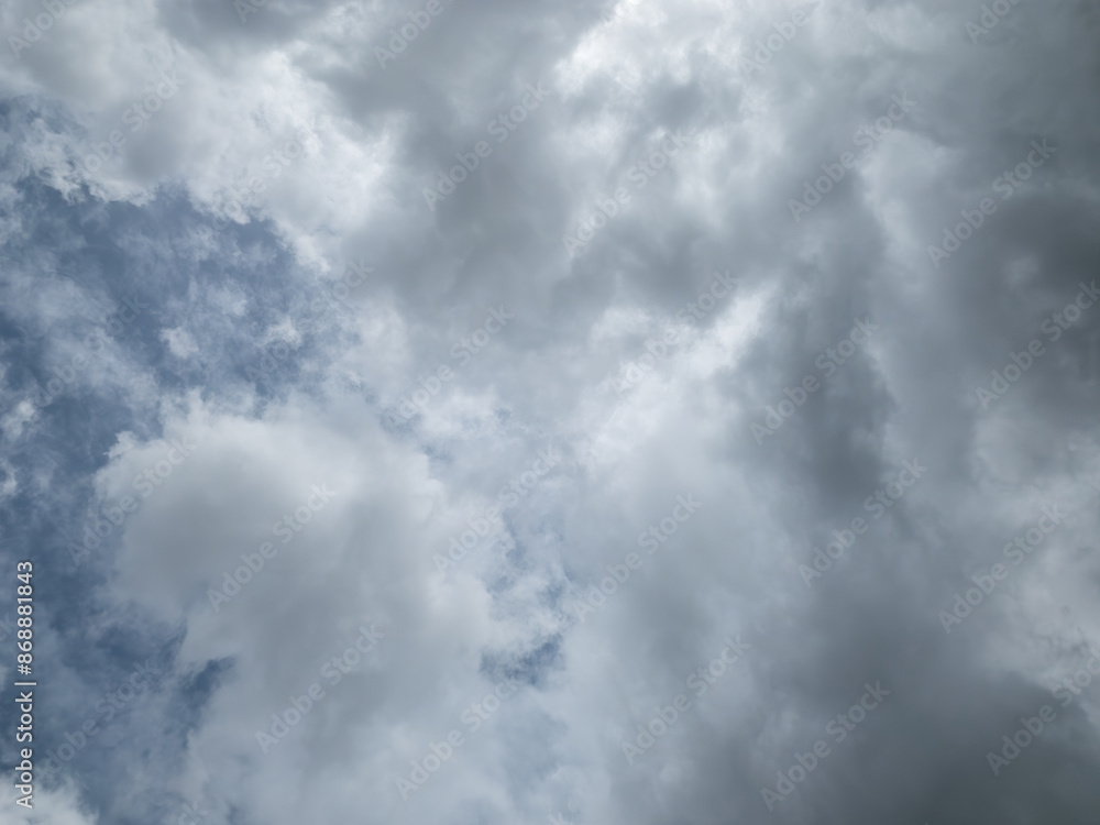 Dark gray clouds before heavy rain. Dark gray clouds before heavy rain.