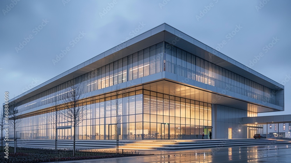 Industrial Architectural Design with Impressive Factory Industrial Architectural Design with Impressive Factory