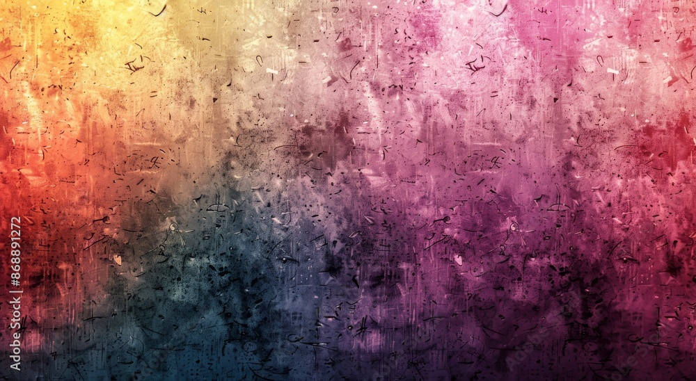 Fototapeta premium Abstract Rainbow Wall Texture Background
