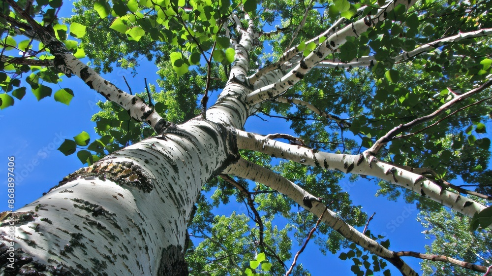 Fototapeta premium birch tree in the forest