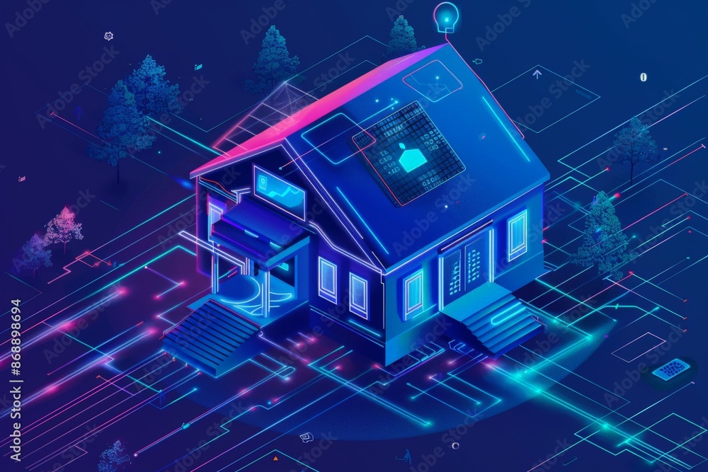 illustration smart home illustration smart home