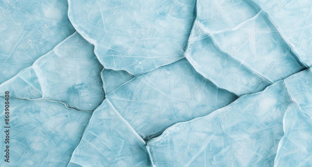 Fototapeta premium Icy blue abstract background