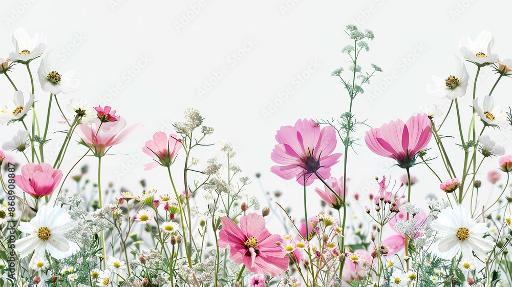 Spring and summer Background watercolor arrangements with small flower. Botanical illustration minimal style. Spring and summer Background watercolor arrangements with small flower. Botanical illustration minimal style.