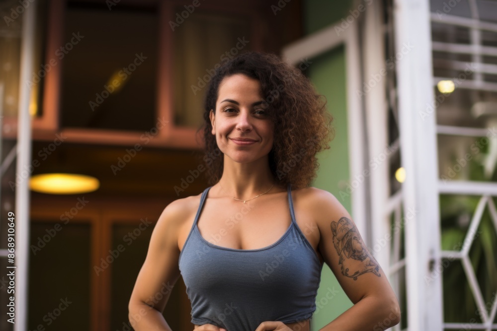 Portrait of a middle aged body positive Hispanic woman Portrait of a middle aged body positive Hispanic woman