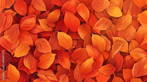 orange color leaf background