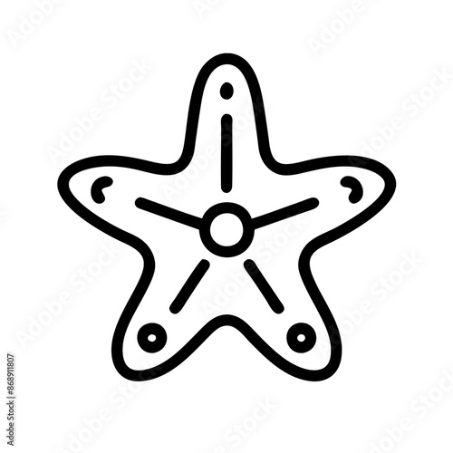 summer icon outline set