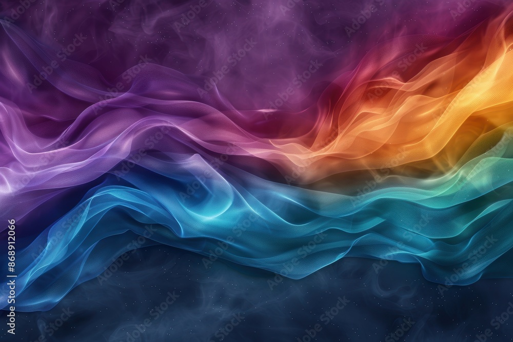 Vibrant abstract background with colorful smoke-like patterns Vibrant abstract background with colorful smoke-like patterns