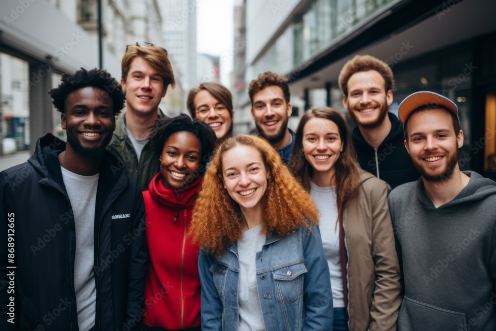Group portrait of diverse colleagues Group portrait of diverse colleagues