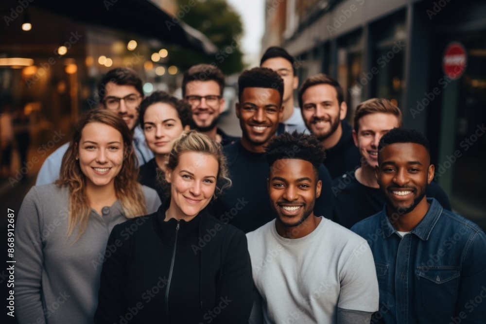 Group portrait of diverse colleagues Group portrait of diverse colleagues
