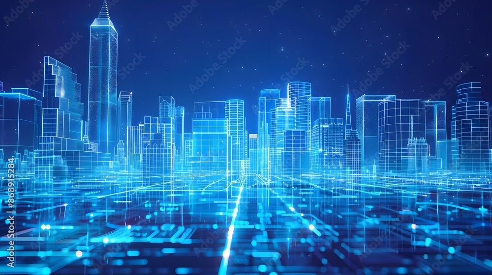 Fototapeta premium city building sketch