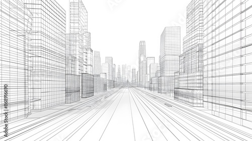 city building sketch