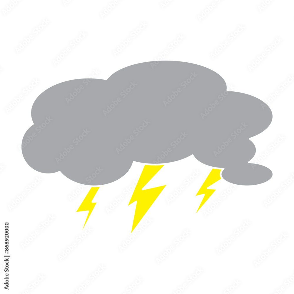 clouds and lightning with colour clouds and lightning with colour