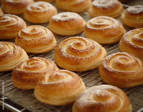 Blueberry Danish Snail Pastries