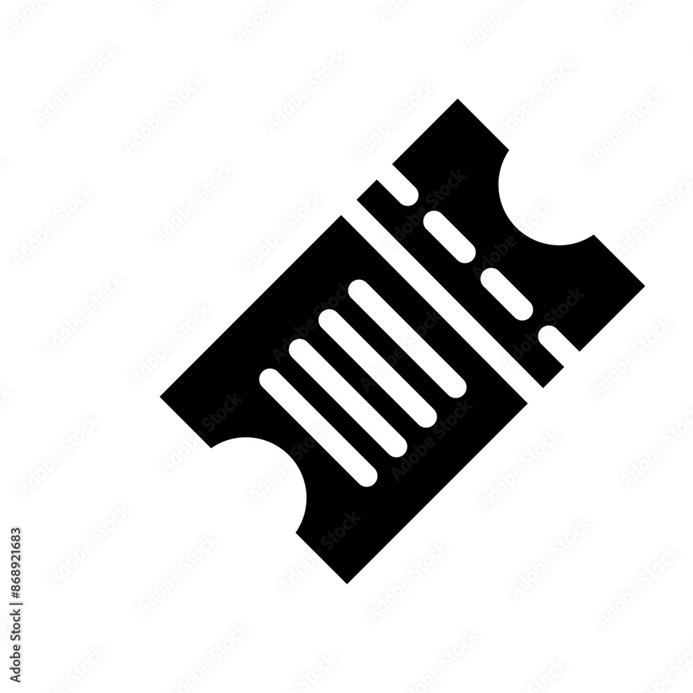 Ticket icon vector. Line raffle ticket symbol. Ticket icon vector. Line raffle ticket symbol.