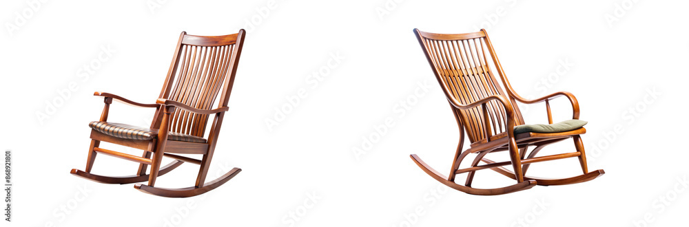 Beautiful Rocking Chair: Minimalist Look on a transparent background. Beautiful Rocking Chair: Minimalist Look on a transparent background.