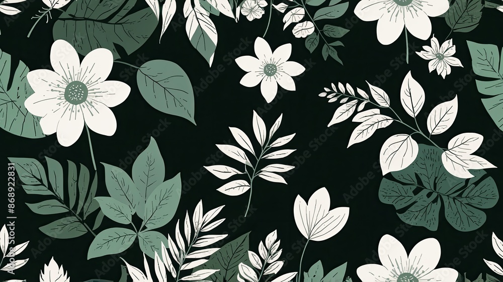 Pattren foral and flower texture background Pattren foral and flower texture background