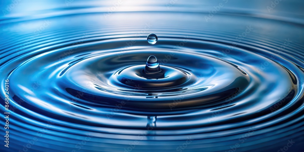 A drop of water creating ripples on the surface of the water, water, drop, ripple, nature, abstract, fresh, liquid, splash,purity A drop of water creating ripples on the surface of the water, water, drop, ripple, nature, abstract, fresh, liquid, splash,purity