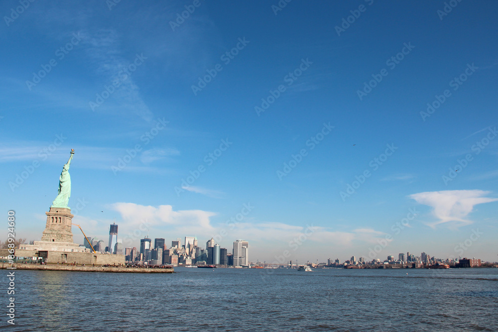 Naklejka premium New York city skyline