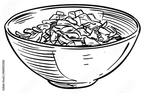 cereals handdrawn illustration