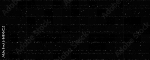 Static white noise lines texture. Glitch vhs pixel noise stripes wallpaper. Lost or bad TV signal. Random rippled video tape background. Image distressed backdrop effect. Vector black crt tv screen