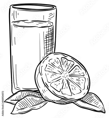 fruit juice handdrawn collection