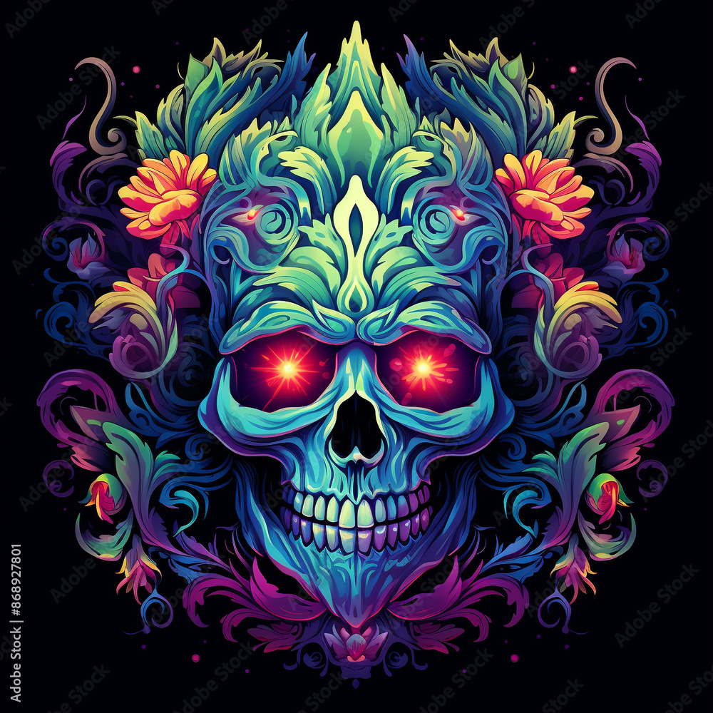 Skull Kaleidoscopic patterns Skull Kaleidoscopic patterns