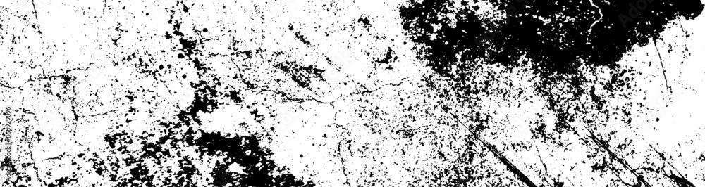 Fototapeta premium Scratched grunge urban background, Dust texture overlay, vector