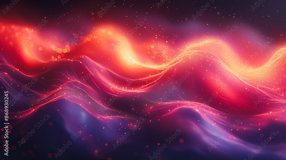 Fototapeta premium Produce a cutting-edge digital effect that transforms your abstract background into a work of art with depth.