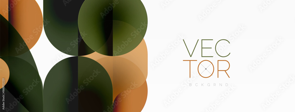 Minimal round shapes geometric abstract background. Circle design. Trendy techno business template for wallpaper, banner, background or landing Minimal round shapes geometric abstract background. Circle design. Trendy techno business template for wallpaper, banner, background or landing