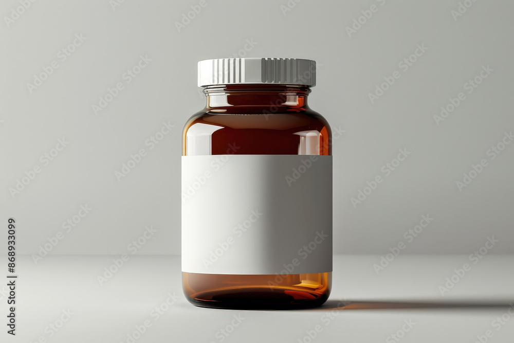 Supplement jars for mock up on a isolated background,. a blank for advertising vitamins, drugs, dietary supplements, a food storage container, a transparent bottle with a lid Supplement jars for mock up on a isolated background,. a blank for advertising vitamins, drugs, dietary supplements, a food storage container, a transparent bottle with a lid