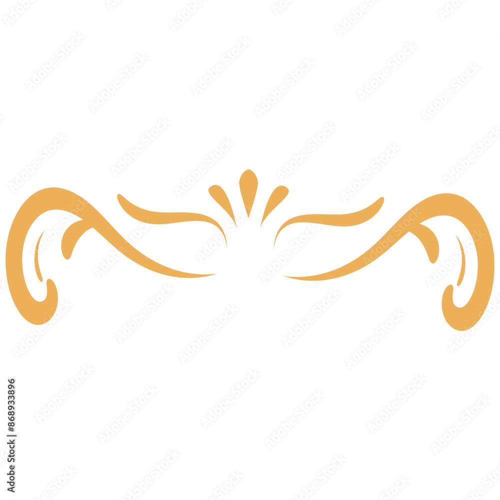 Eastern Islamic Flower Divider Icon. Isolated on White Background. Vector Illustration in Abstract Design. Eastern Islamic Flower Divider Icon. Isolated on White Background. Vector Illustration in Abstract Design.