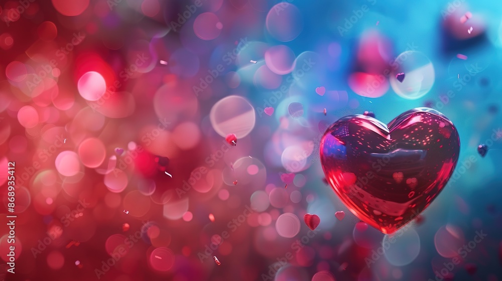 Blured valentine day background image Blured valentine day background image