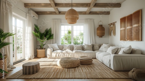 Warm and Friendly Family Room Design