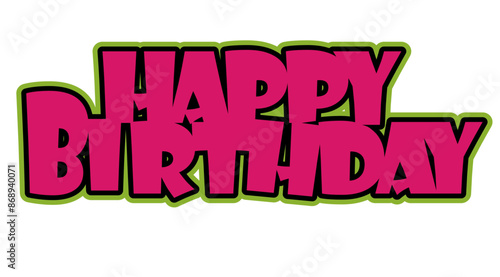 HAPPY BIRTHDAY FELIZ CUMPLEAÑOS TOPPER PARA FIESTA VECTORIZADO
