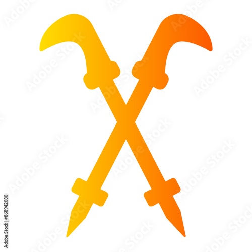 trekking Gradient icon