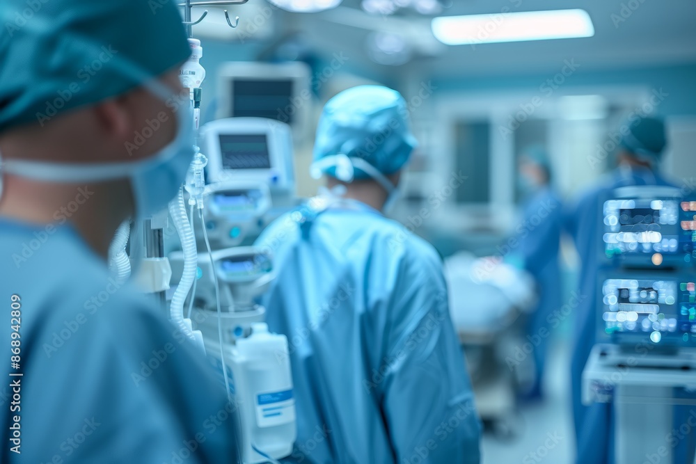 Equipment and medical devices in modern operating room Equipment and medical devices in modern operating room