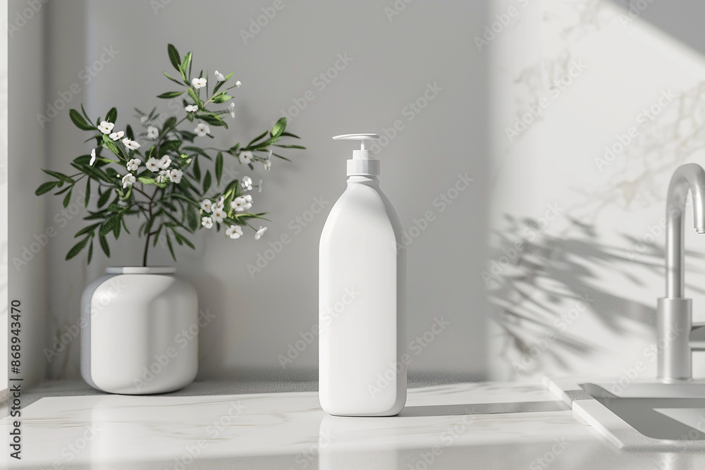 mockup of white a bottle of dishwashing sta mockup of white a bottle of dishwashing sta