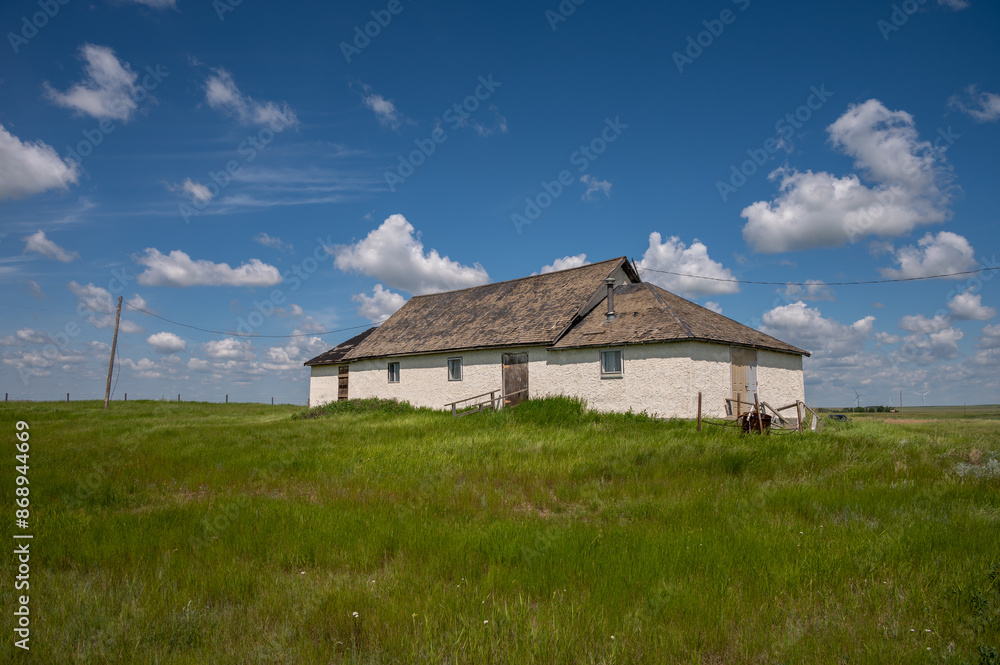 Abandoned community centre in the are of Garden Plain, north of Hanna, Alberta. Abandoned community centre in the are of Garden Plain, north of Hanna, Alberta.