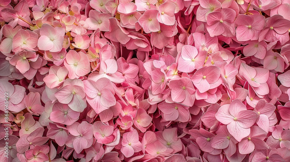 Pink hydrangea flowers Pink hydrangea flowers