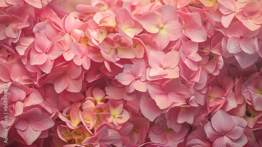 Pink hydrangea flowers Pink hydrangea flowers