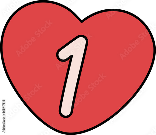 ransom note number cutout decoration