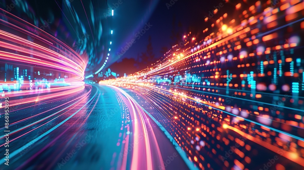 Global Data Transfer in High Speed: Abstract Tech Background Global Data Transfer in High Speed: Abstract Tech Background