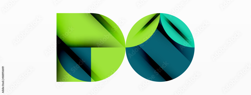 Circle, square and flower petal geometric background. Round shapes composition for wallpaper, banner, background or landing Circle, square and flower petal geometric background. Round shapes composition for wallpaper, banner, background or landing