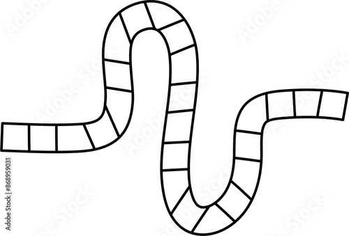 board game path for kid activity book 