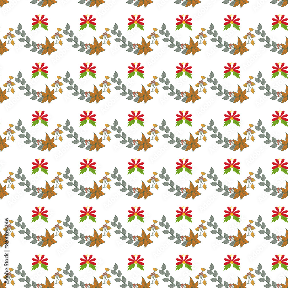 Christmas Preparations Seamless Vector Pattern Design Christmas Preparations Seamless Vector Pattern Design