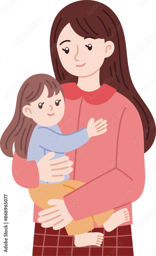 mother and child hugging illustration mother and child hugging illustration