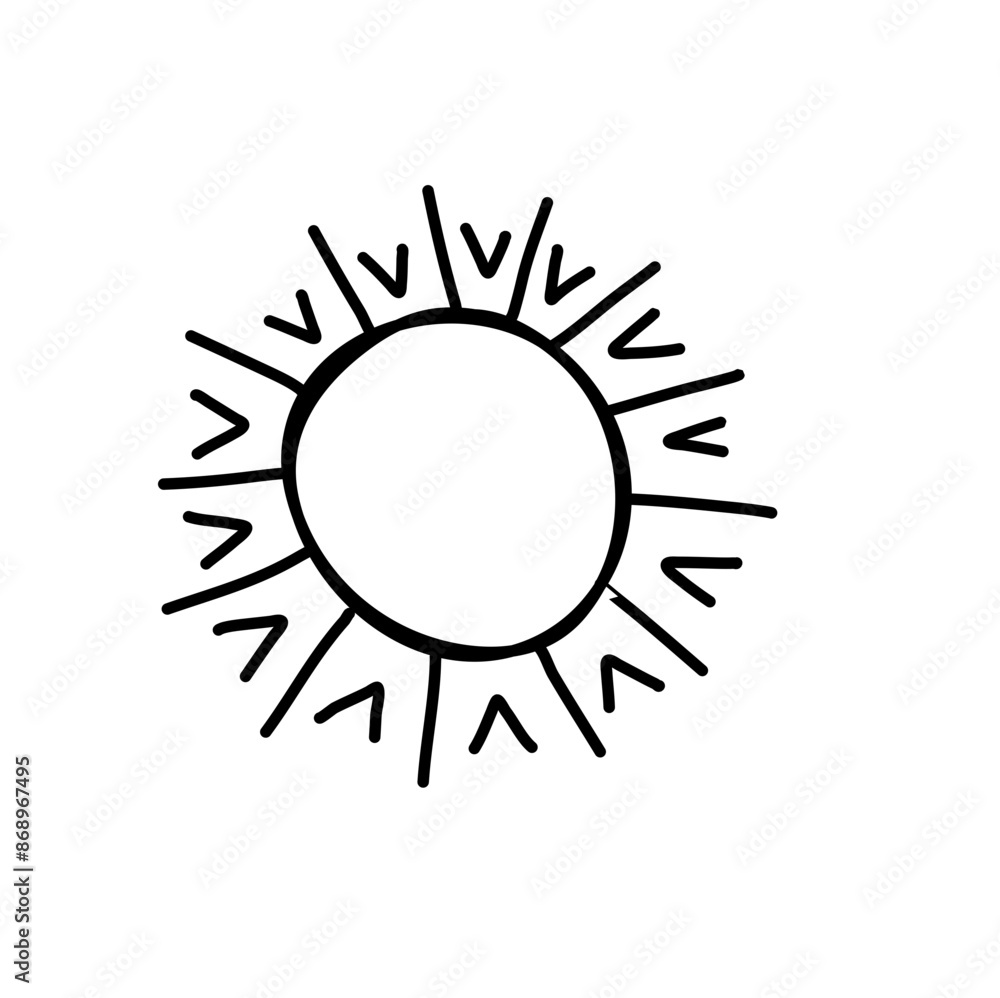Hand Drawn Sun Hand Drawn Sun