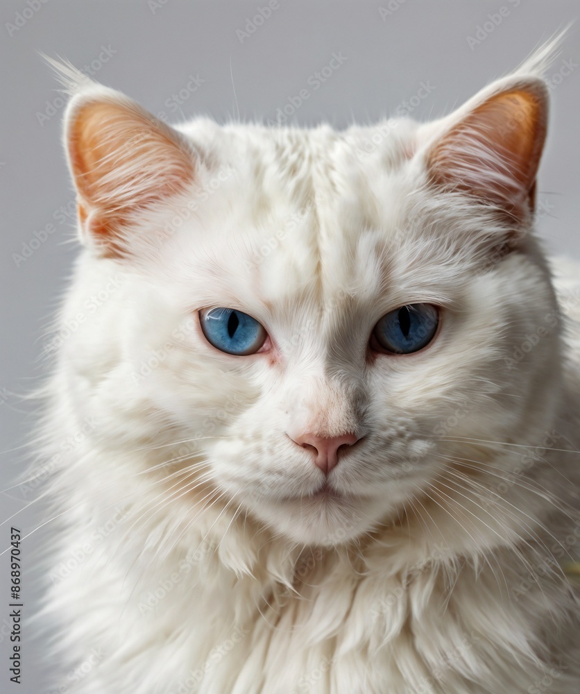 A white cat A white cat