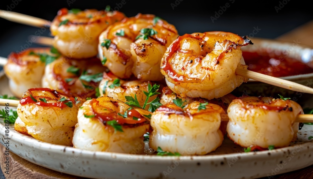 Savor the flavor grilled shrimp skewer delight for a delectable culinary experience Savor the flavor grilled shrimp skewer delight for a delectable culinary experience
