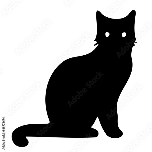 cat  vector illustration for halloween